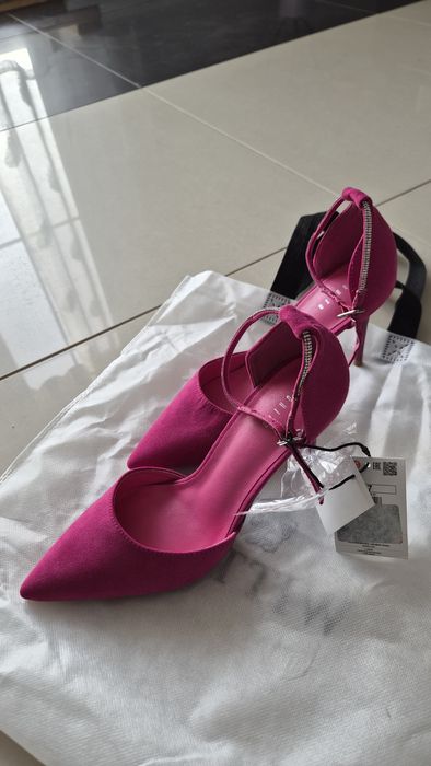 Szpilki różowe rozmiar.37 Mohito