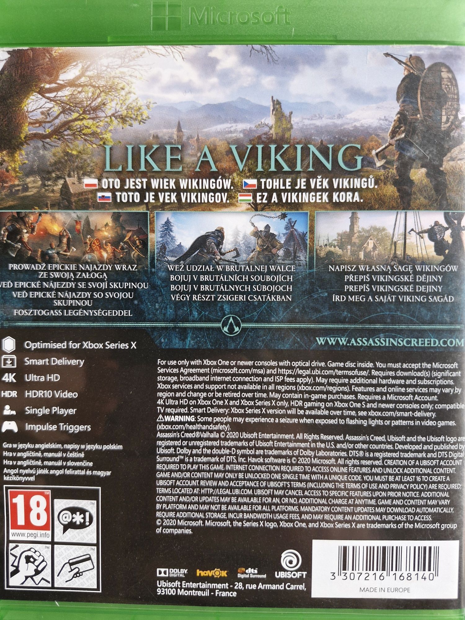Assassins Creed Valhalla gra na Xbox one, Xbox Series X