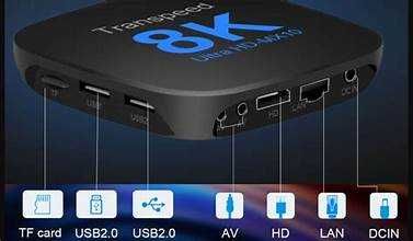 Box Android Tv +4GB Ram +64 GB rom +8k +wifi 6 Novas em caixa