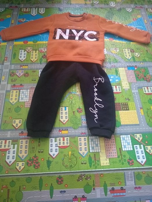 Дитячий костюм на хлопчика, фліс,   на 12 мес