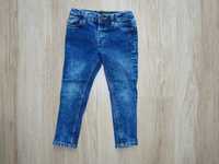 River Island * spodnie rurki jeansy * r. 104