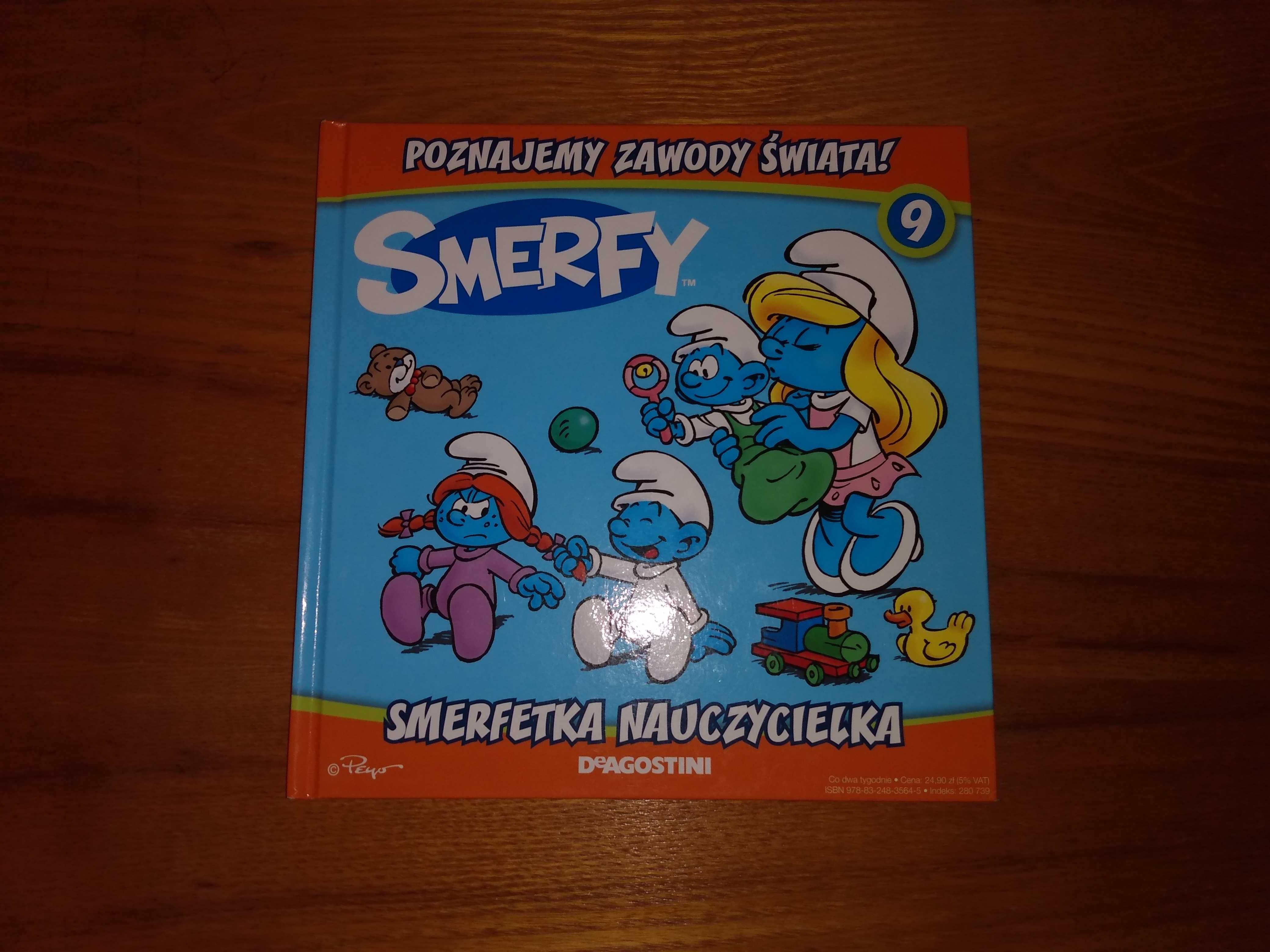 Smerfy - książka - poznajemy zawody świata! Nauczycielka