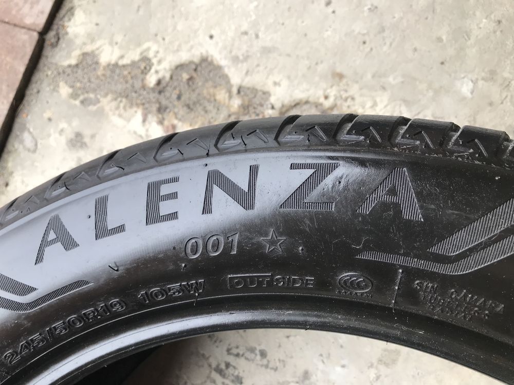 Літні шини(резина) 245/50 R19 “Bridgestone” Alenza 001 - 2шт.