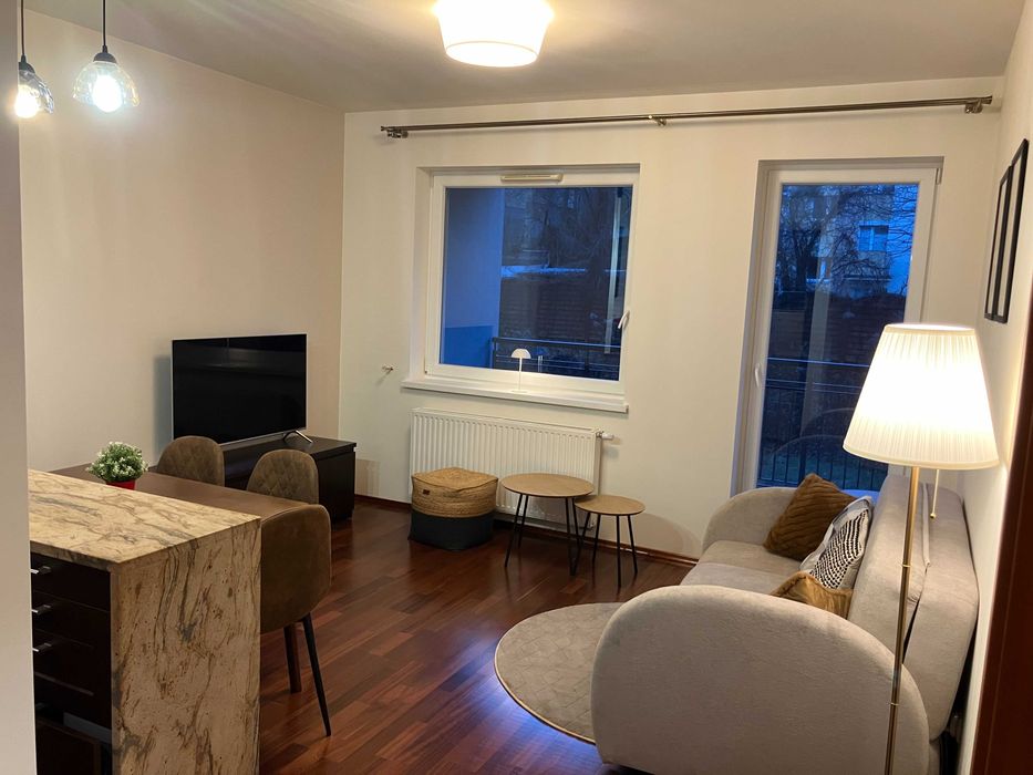 Wynajmę mieszkanie dwupokojowe z miejscem parkingowym w hali garażowej