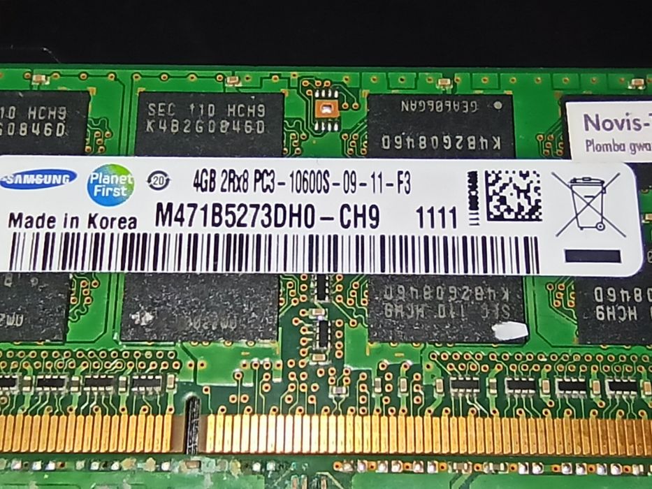 Pamięći RAM DDR3 i DDR3L 4GB