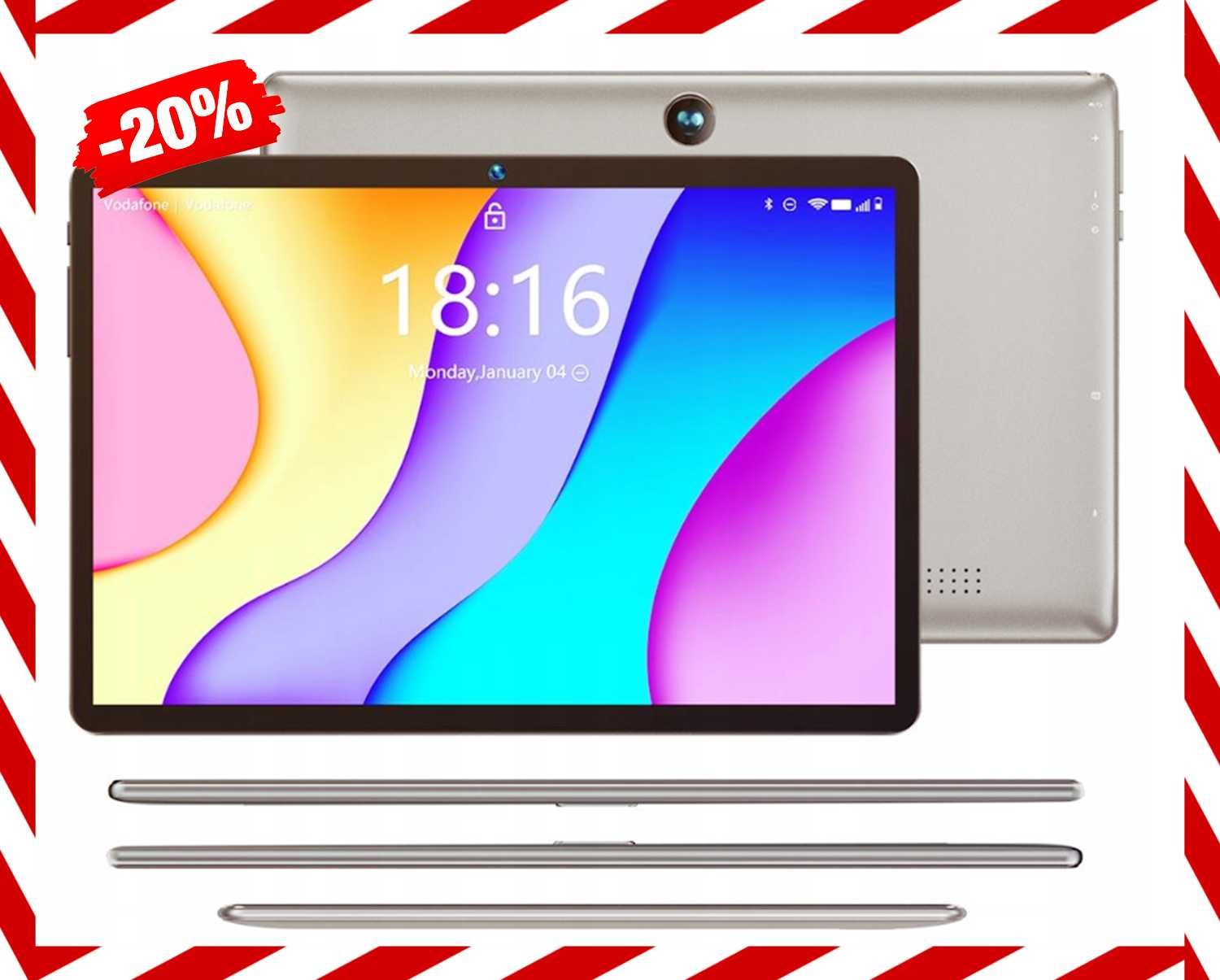 PROFESJONALNY TABLET Android 10" 3/32GB WiFi MaxPad *Promocja*