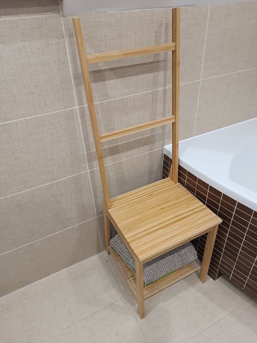 IKEA Ragrund krzesło z wieszakiem, bambus
