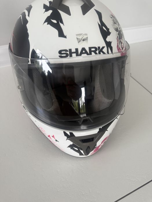 Kask motocyklowy S600 r.S  stan idelany kobiecy wzór, damski