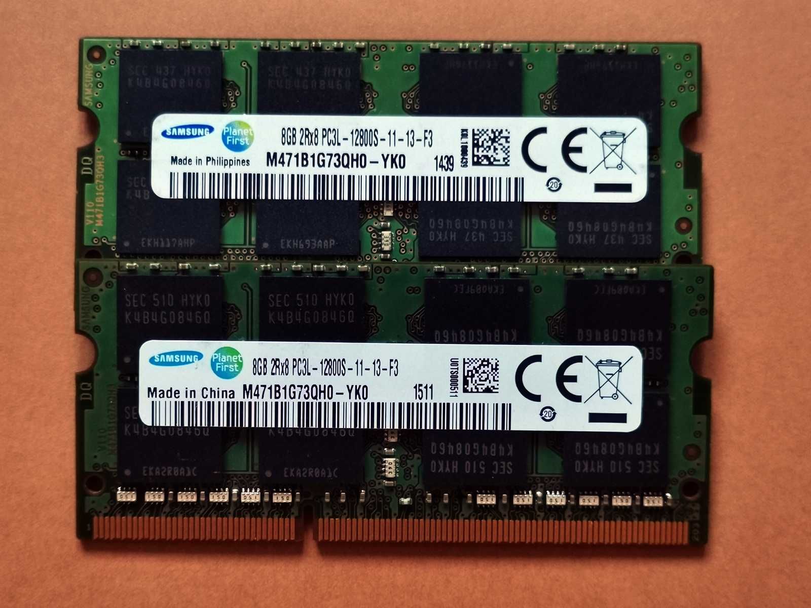DDR3 16GB Samsung 12800 L