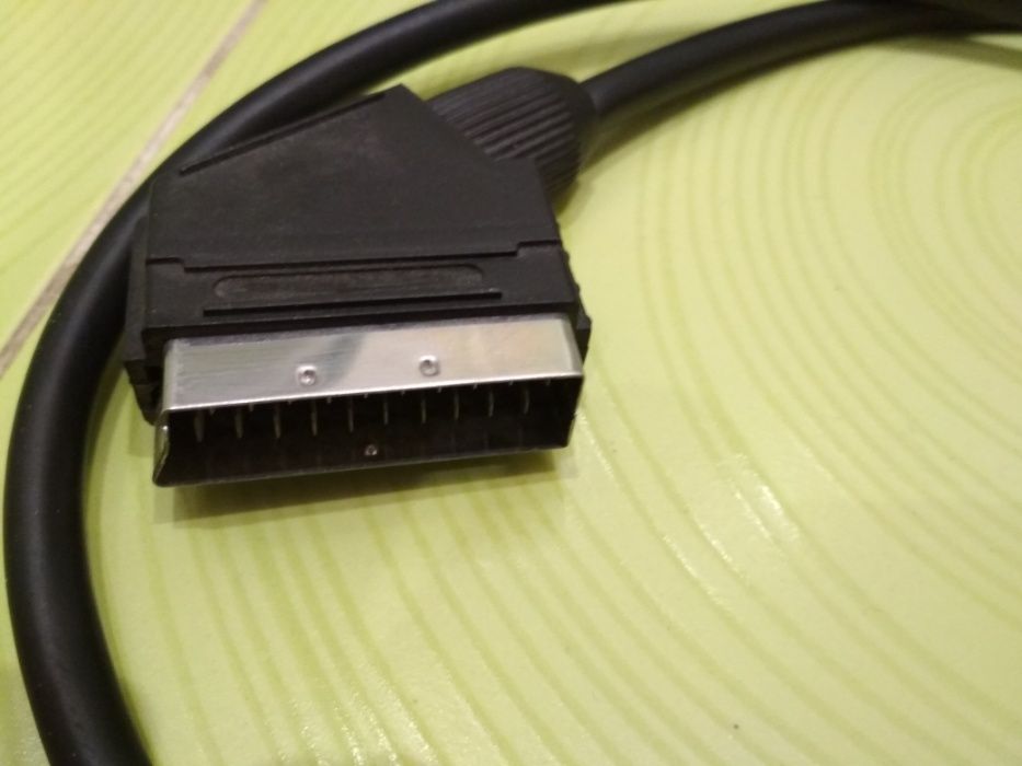 Переходник СКАРТ - на 3 тюльпана РСА гнезда S-video SCART Т2 Кабель