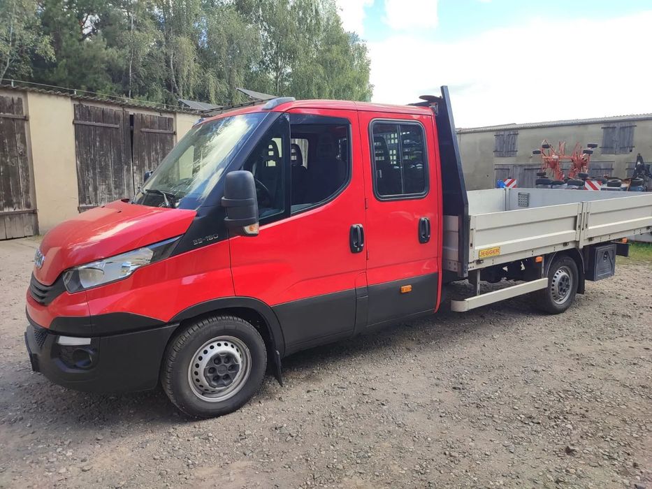 Iveco 35S18  IVECO DAILY DOKA 3.0 180 KM, paka 2,2x3,8 polski salon BEZWYPADKOWY