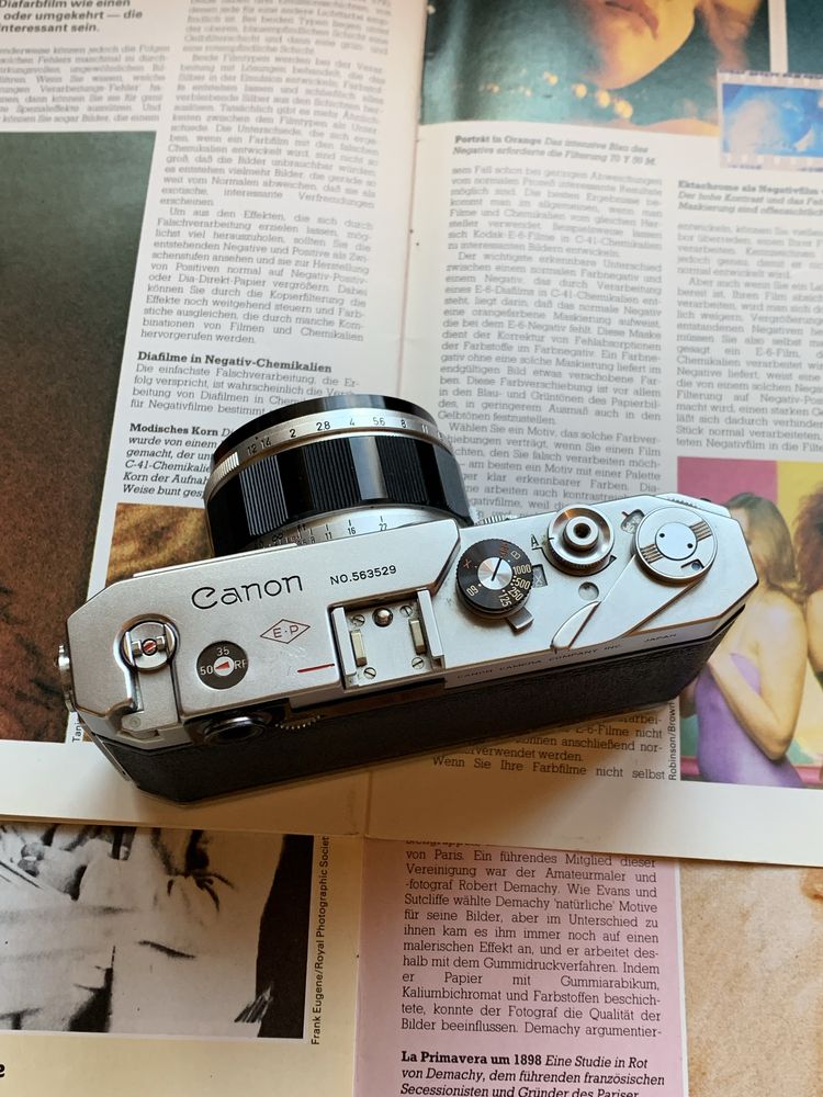 Canon Model L1 EP з об’єктивом Canon 50mm f/1.2
