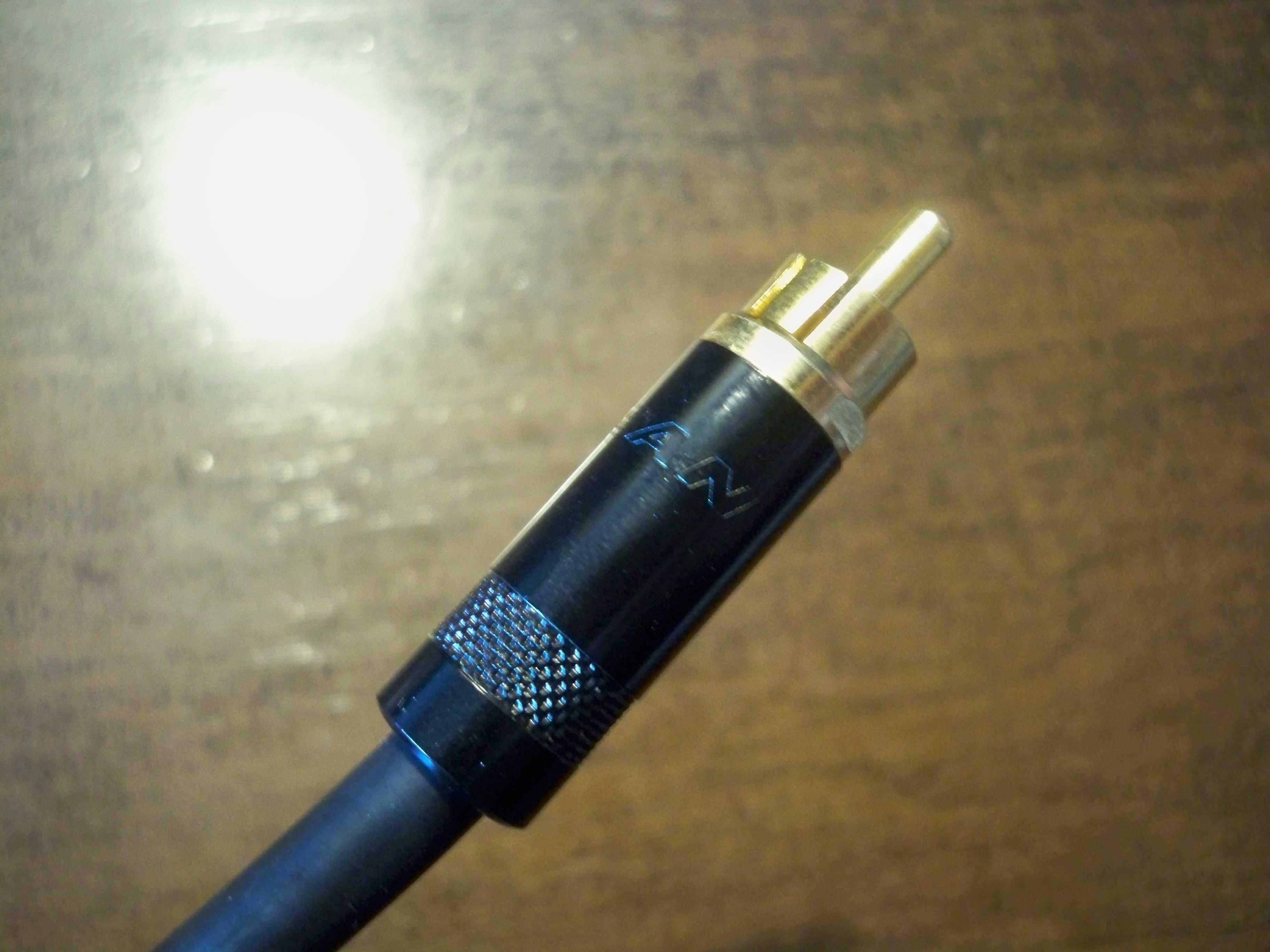 przewód Klotz AC110 0,22m2, RCA chinch wtyki REAN