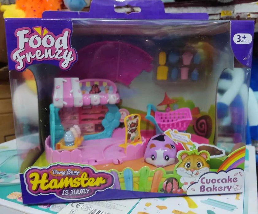 Набір маленьких хом’ячків інтерактивна гра будиночок міні-трек Hamster