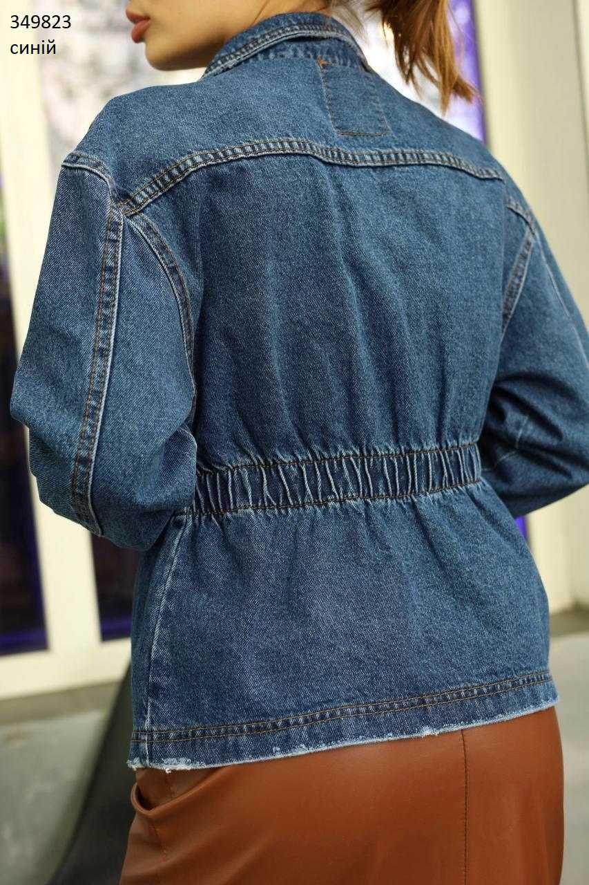 Жіноча джинсова куртка (женская джинсовая), джинсовка С, М(42, 44)рр
