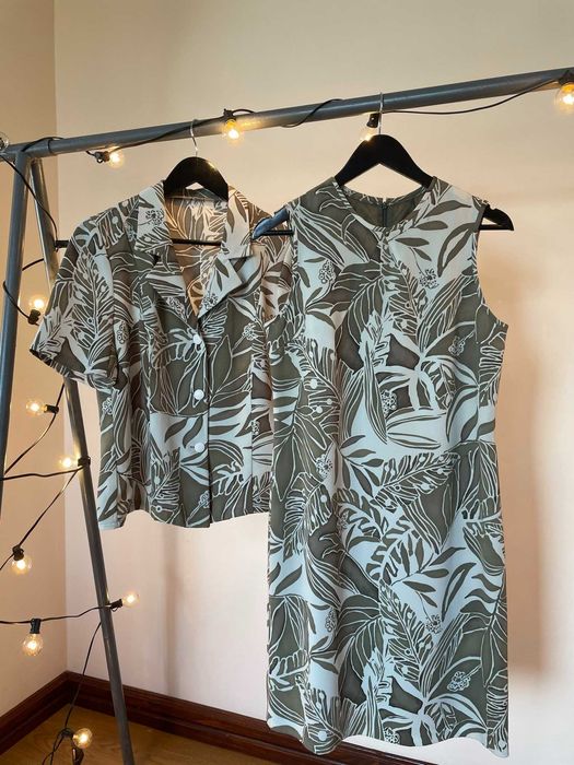 Костюм нарядний піджак сукня L 48