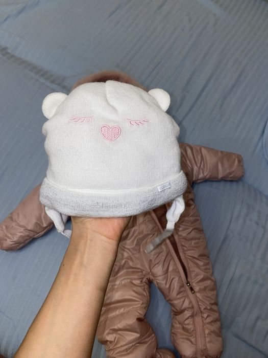 Комбінезон дитячий 68р. разом із шапочкою (осінь/весна)