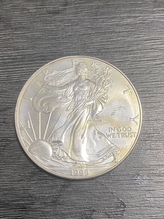 Moedas silver eagle prata americana 999%