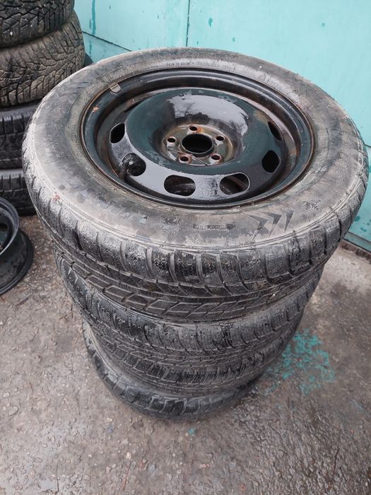 Колеса Шкода Тур, Гольф 4. 5/100/15. Ет38. Шины зима 195/65/15.