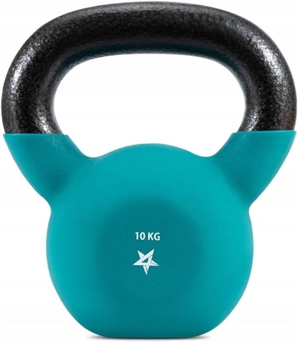 Kettlebelle Yes4All 10 kg turkusowy Ciężarek Obciążenie