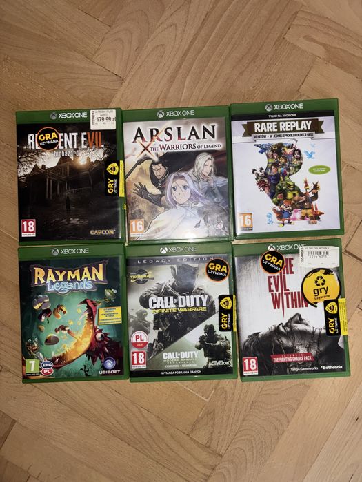 Gry na płytę do x-boxa