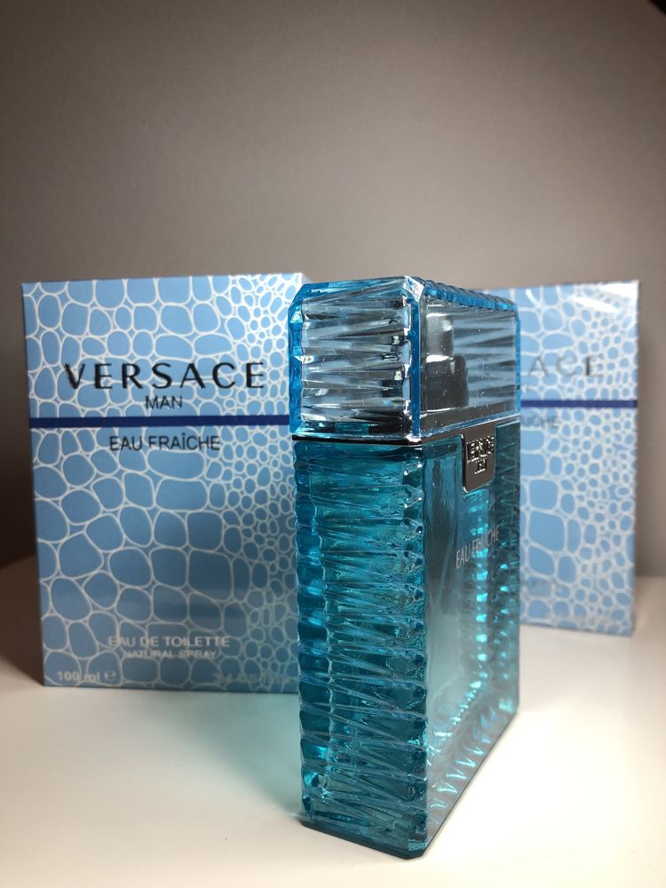 Духи чоловічі Versace Eau Fraiche.Мужские парфюмы Версаче голубые Фреш