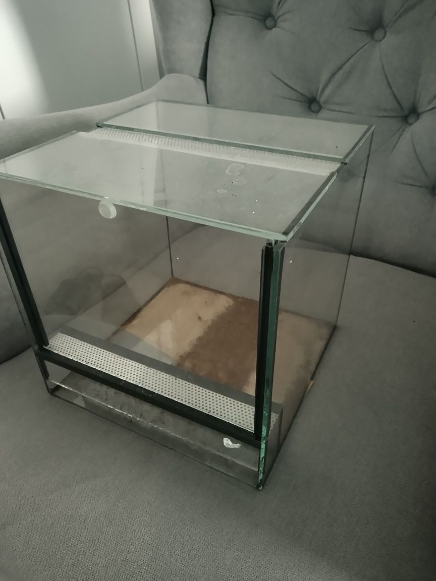 Terrarium szklane 30x30x30