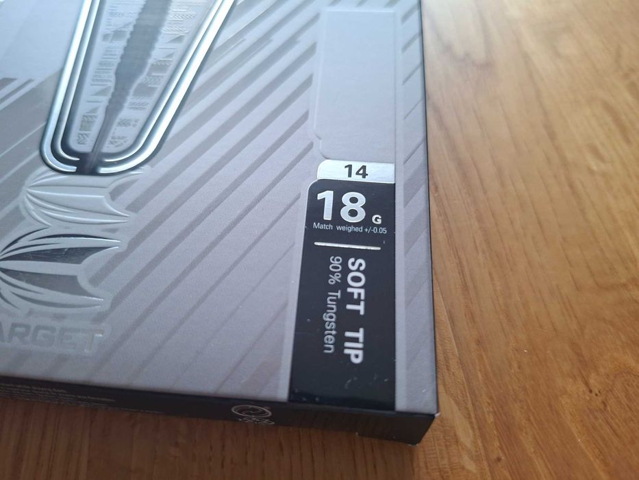 Rzutki lotki dart Target Echo 14 Soft Tip 90% tungsten 18g 3szt
