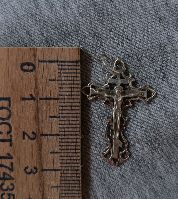 Срібний хрестик 925