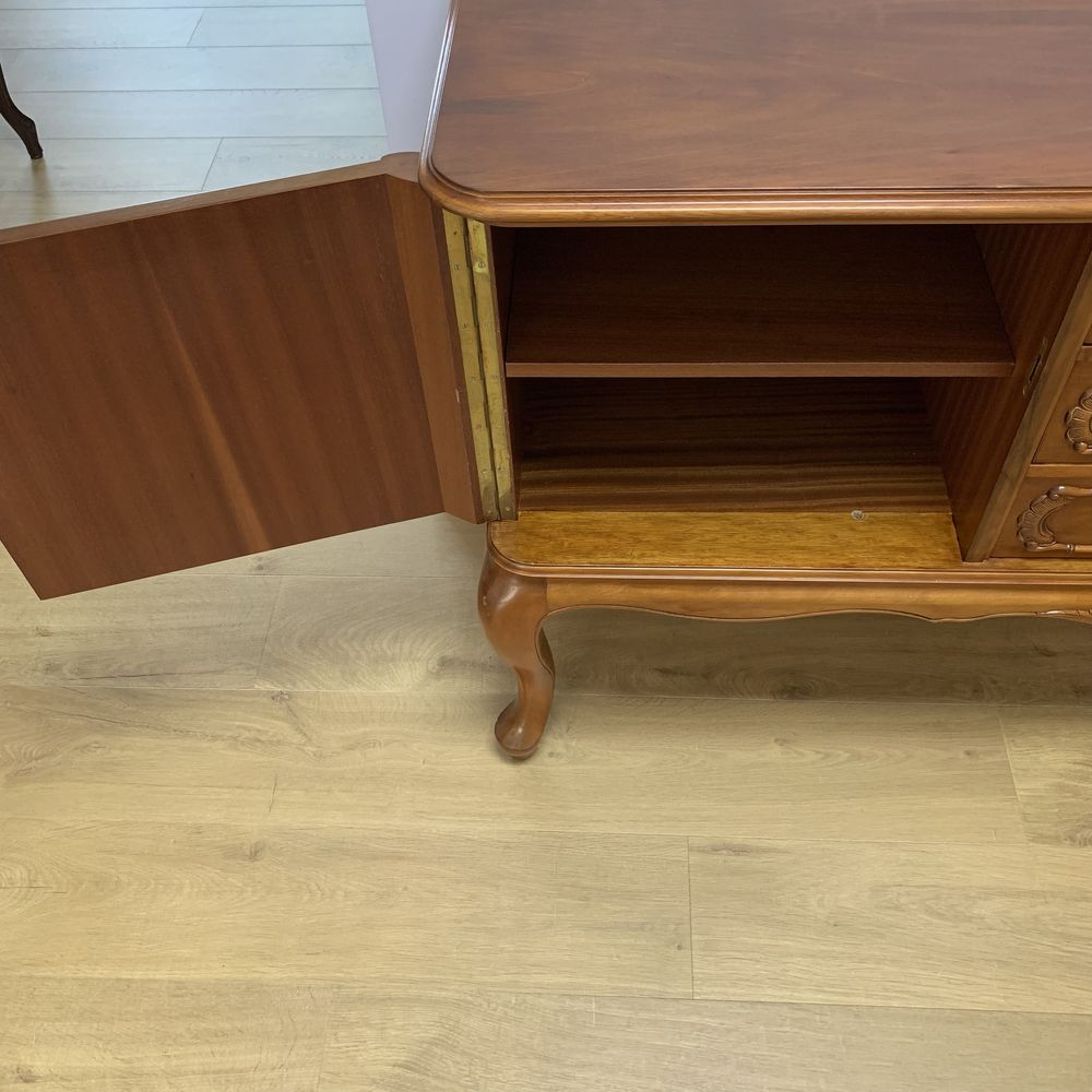 Komoda + stolik w stylu ludwikowskim Chippendale