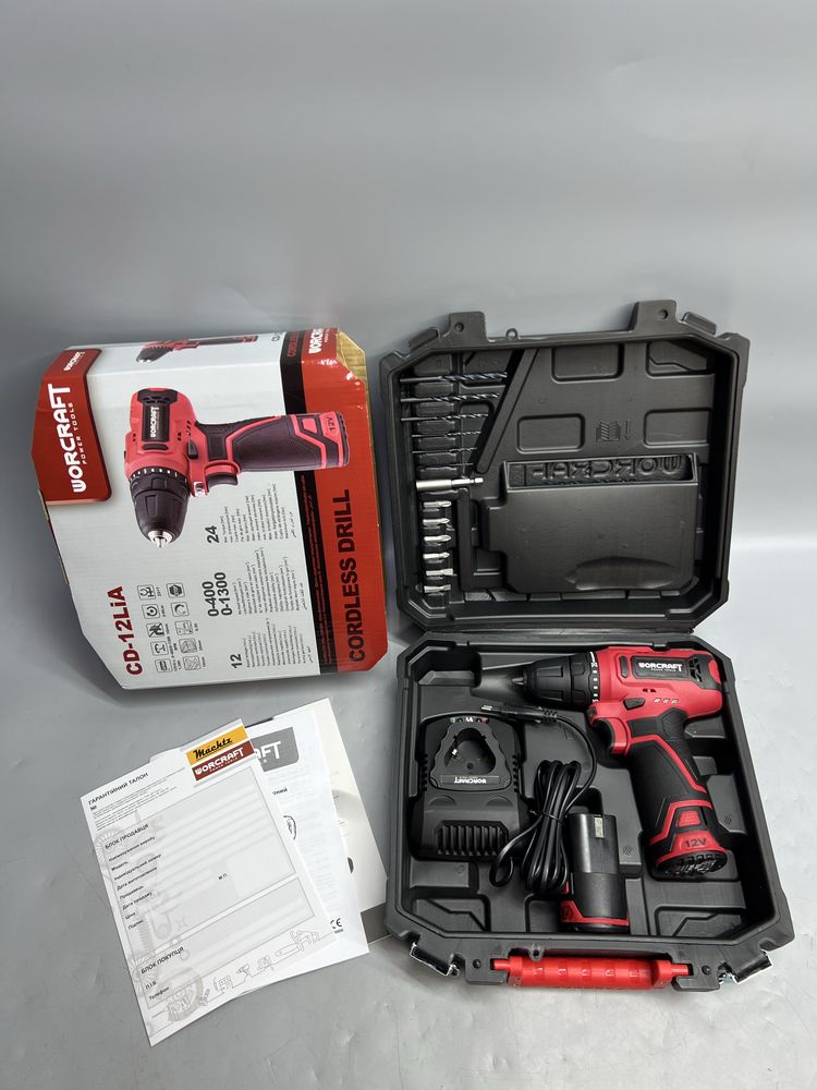 Аккумуляторный шуруповерт WORCRAFT CD-12LiA Бесплатная доставка