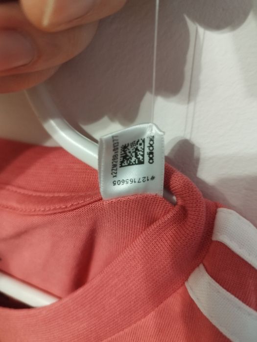 S Koszulka Adidas T-Shirt Essentials 3-Stripes GL0780 Różowy Loose Fit
