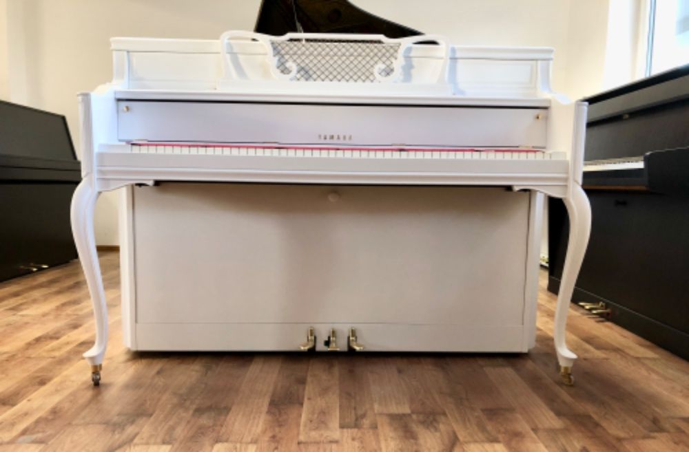 Pianino biale Yamaha console M2H jedyne w Pl all inclusive