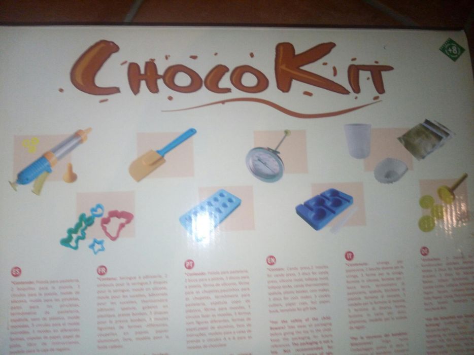 Kit confeção chocolates por estrear