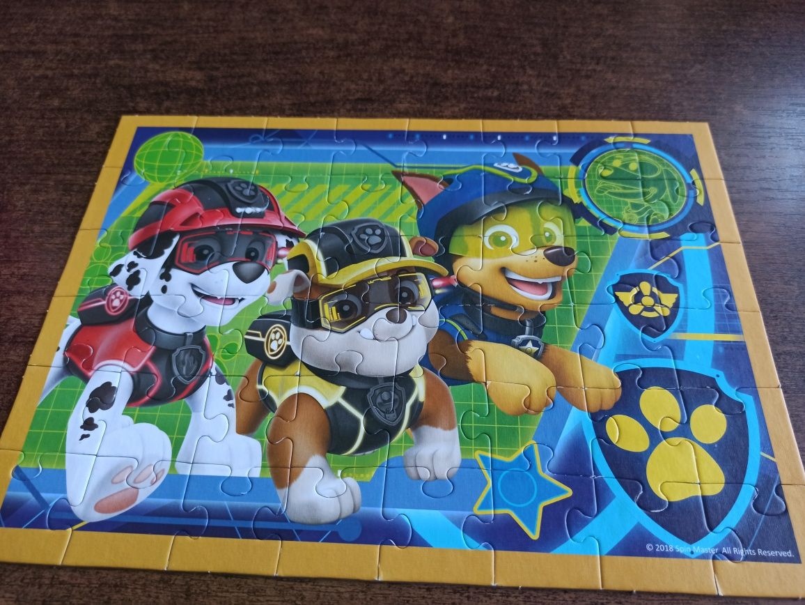Puzzle paw patrol 4 in 1