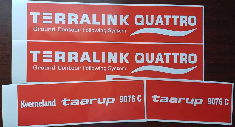 Naklejki koparka ładowarka ciągnik traktor przyczepa nalepka Metalfach