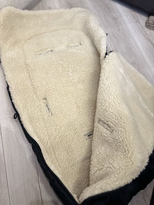 Зимовий коверт на овчині