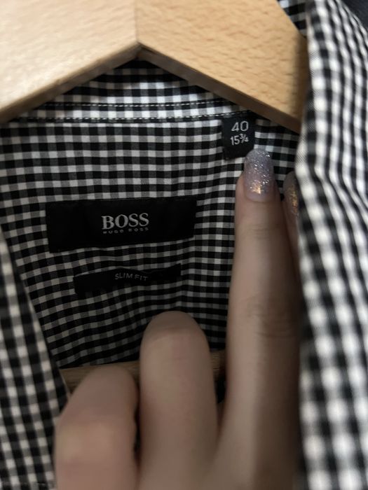 Чоловіча сорочка  Hugo boss slim fit оригінал