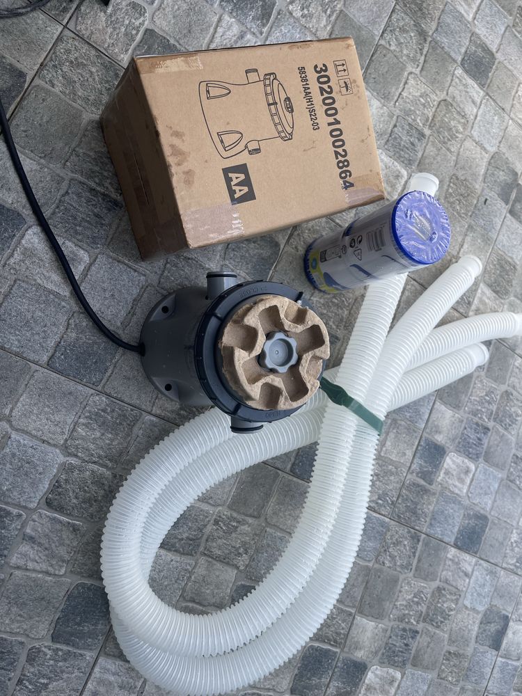 Bomba de piscina bestway + tubos + filtros