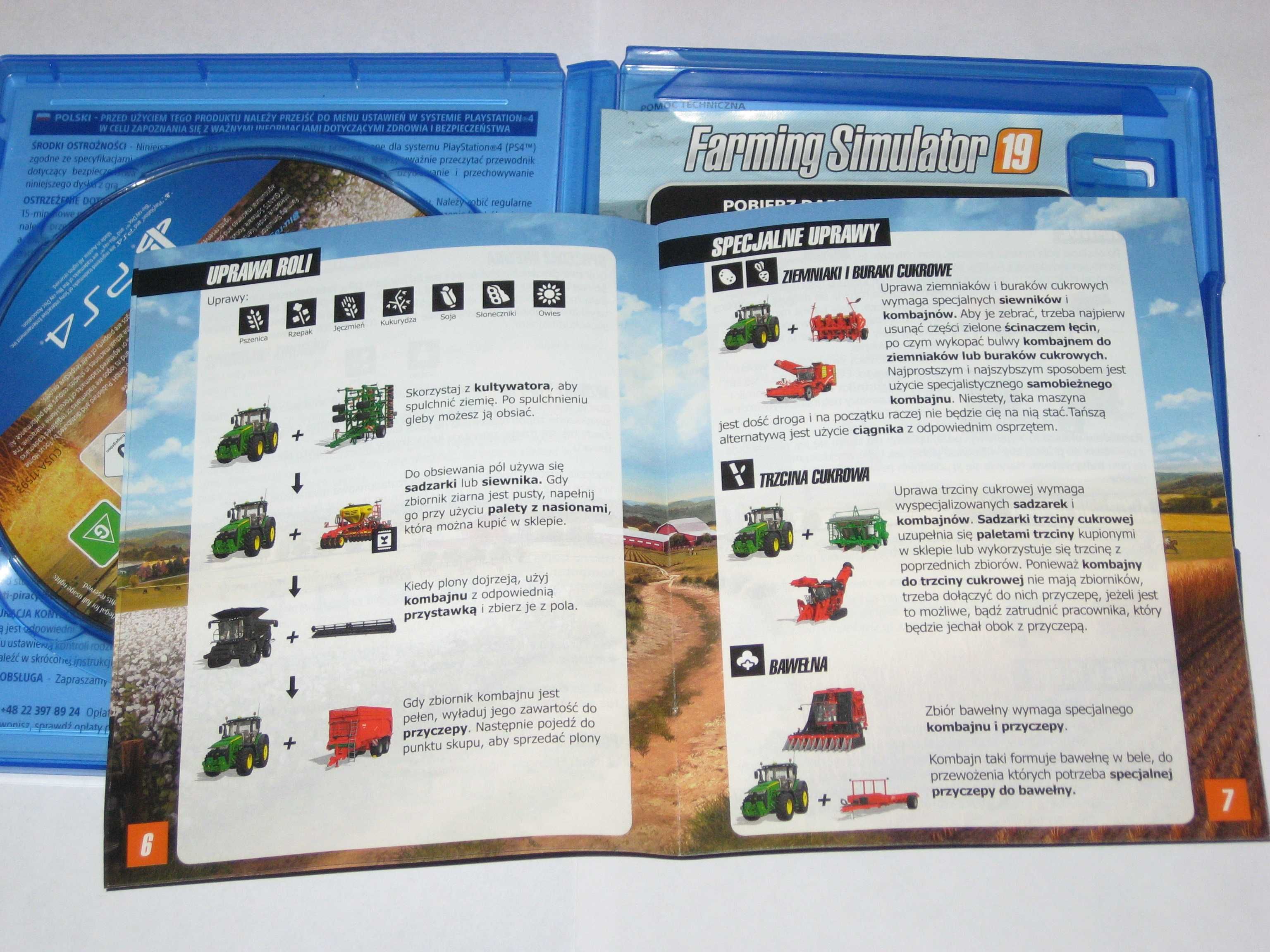 Farming Simulator 19 PS4 Play Station 4 jak NOWA! PO POLSKU! PL!