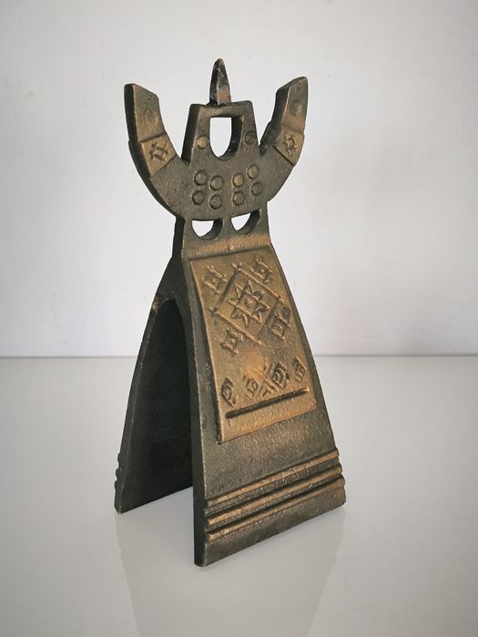 Świecznik metaloplastyka Gruzja ZSRR PRL