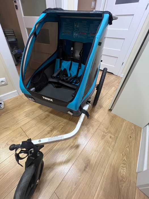 Przyczepka rowerowa Thule Coaster XT – dwuosobowa, świetny stan!
