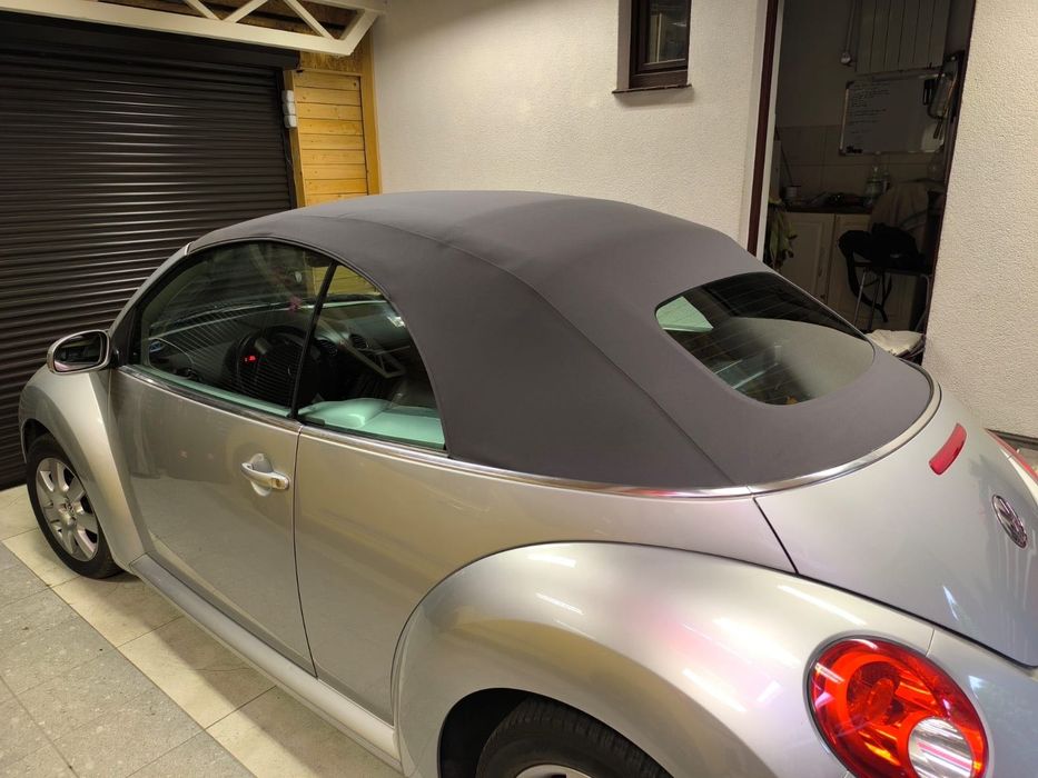Nowy dach cabrio z montażem do VW New Beetle. Oryginalny, z szybą.
