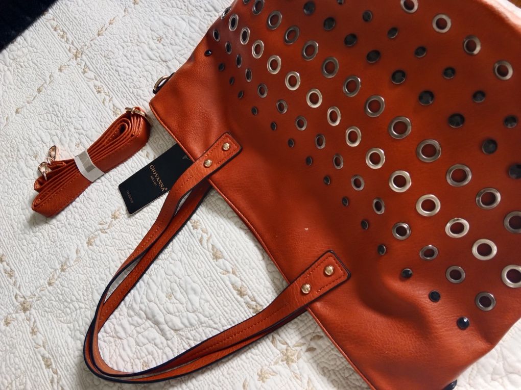 Bolsa castanha Nova