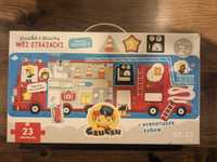 Puzzle z dziurką Wóz strażacki , 23 elementy