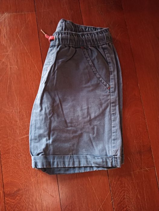 Calções de ganga finos