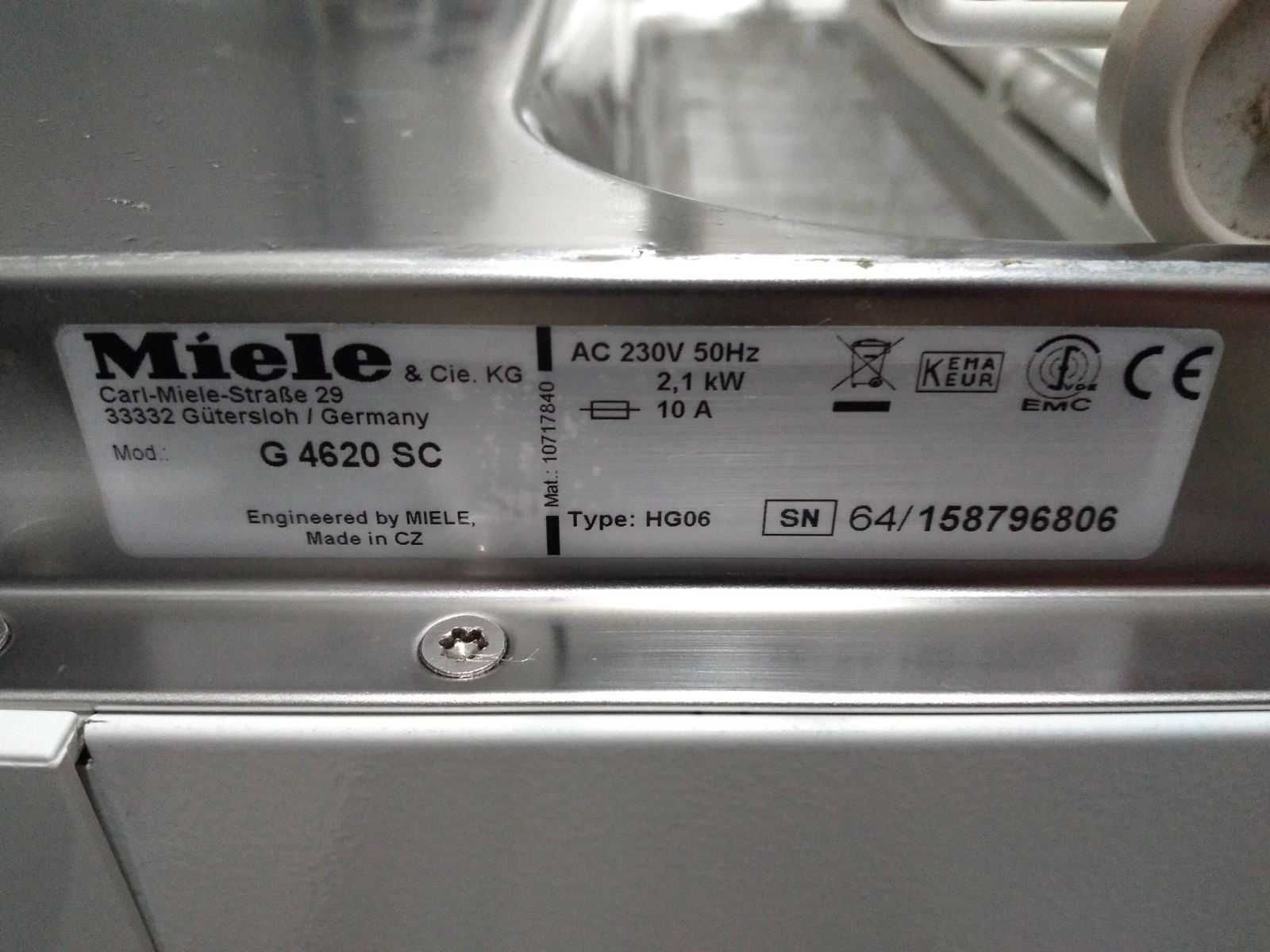 Посудомоечная машина Miele G 4620 SC