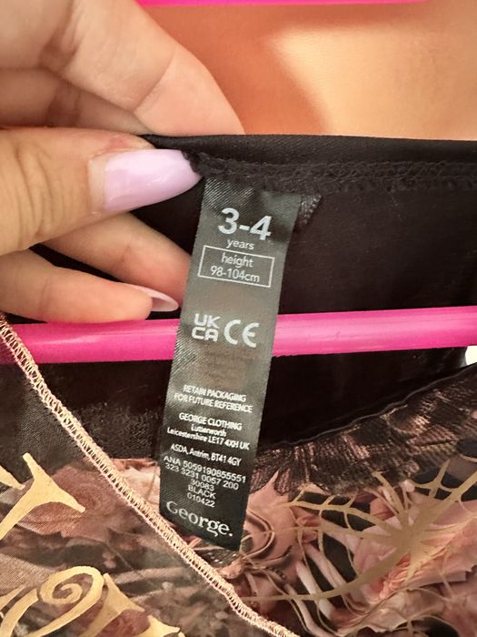 Strój przebranie na halloween George 98-104 cm