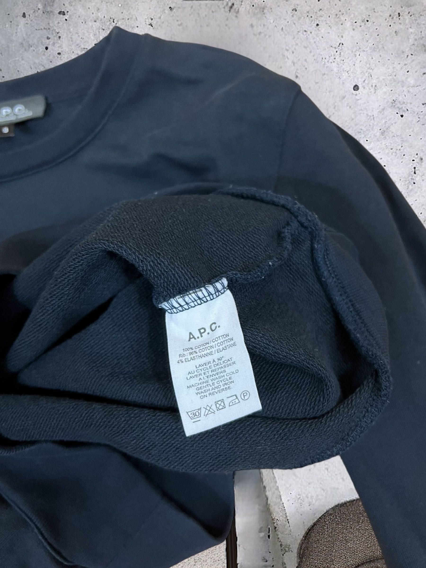 A.P.C. roz. S damska granatowa bluza
