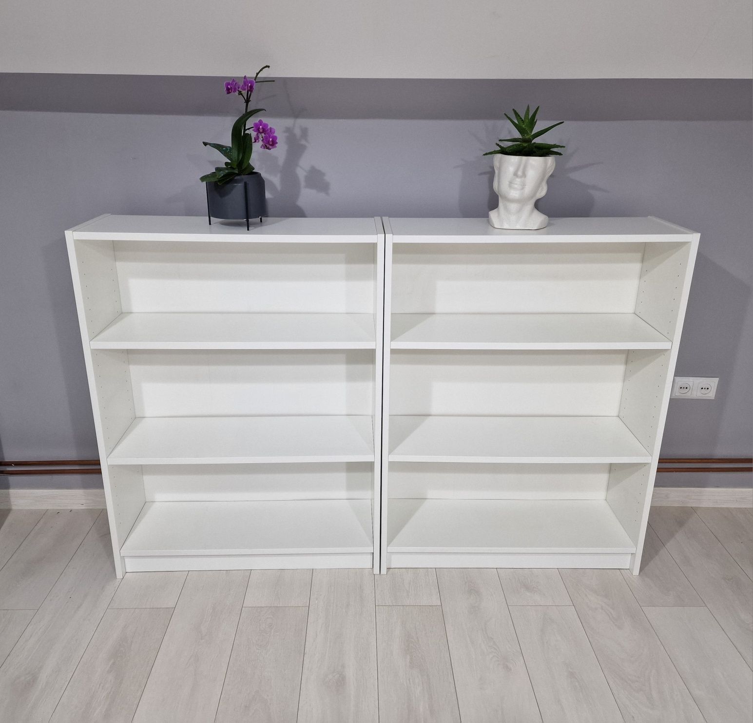 Ikea billy 2 regały białe
